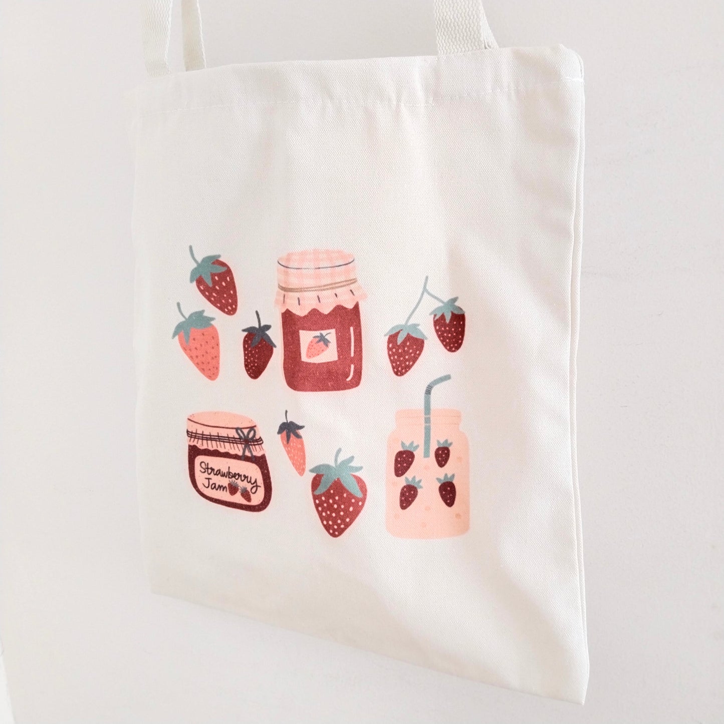 Bolsa de tela love for strawberries