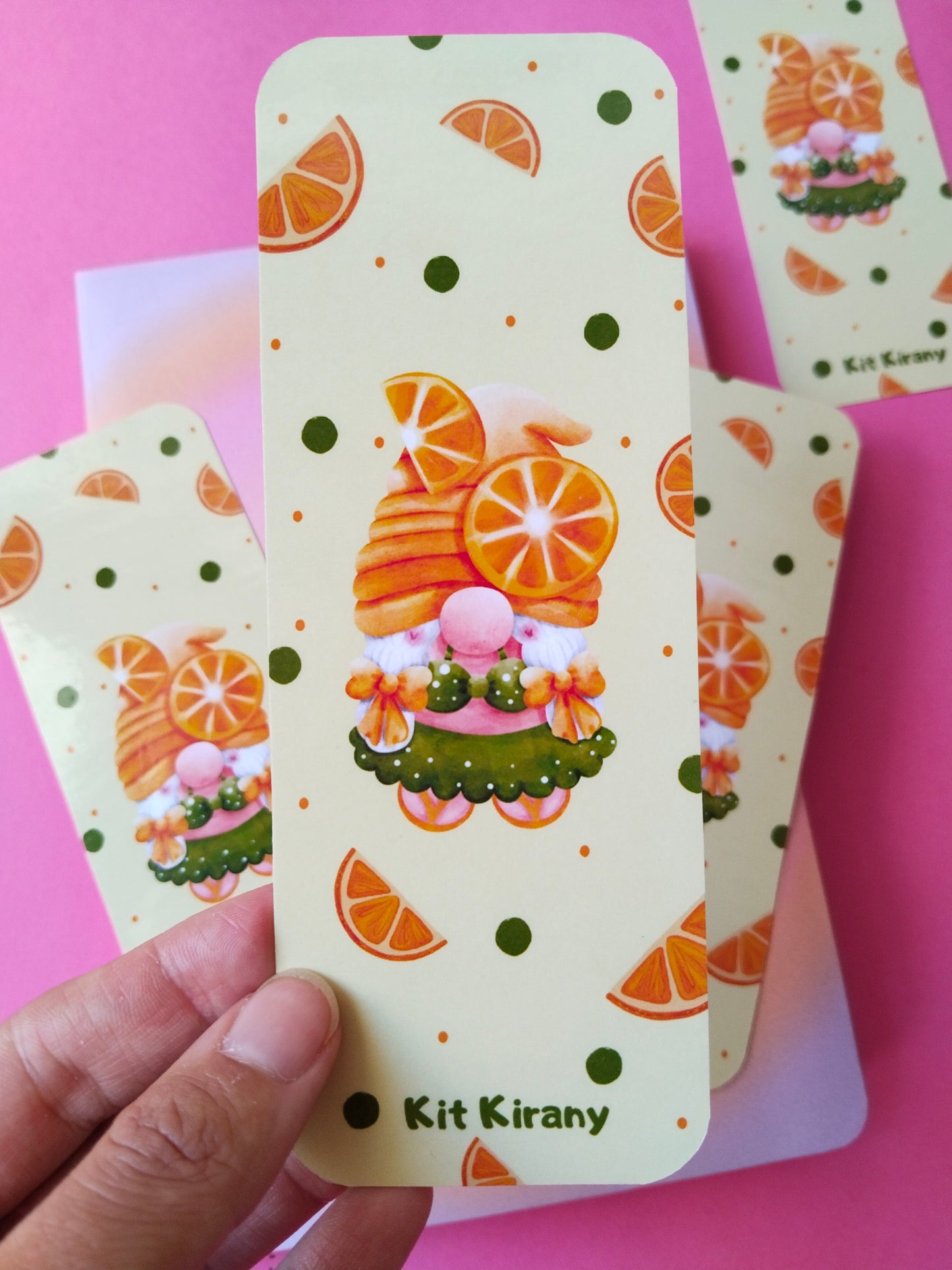 Marcapáginas Gnoma adicta a la naranja