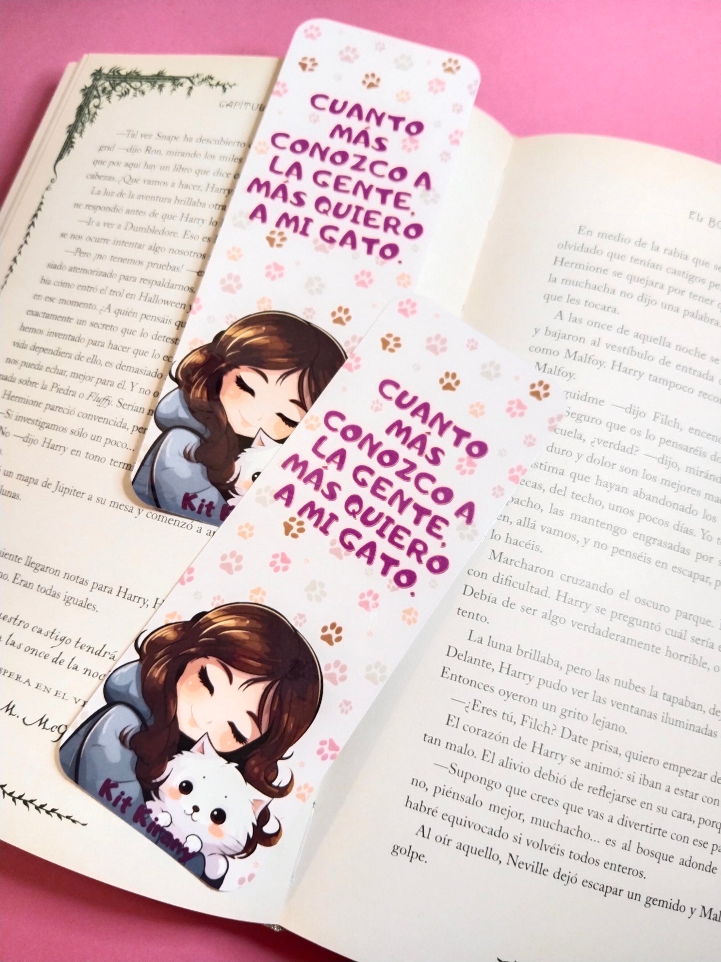 Colección marcapáginas encanto felino
