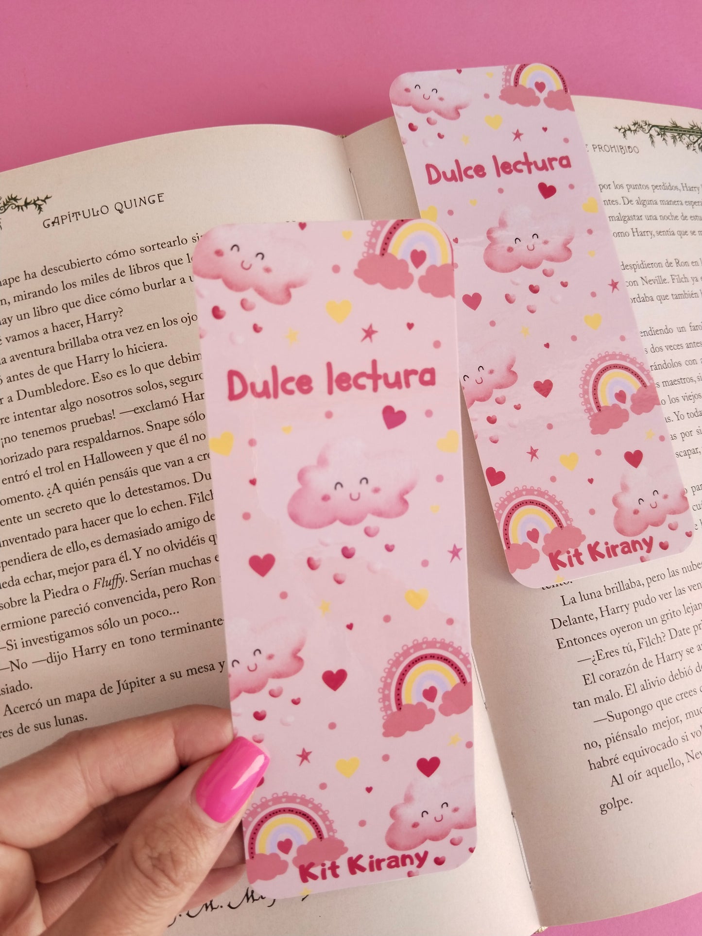 Marcapáginas dulce lectura