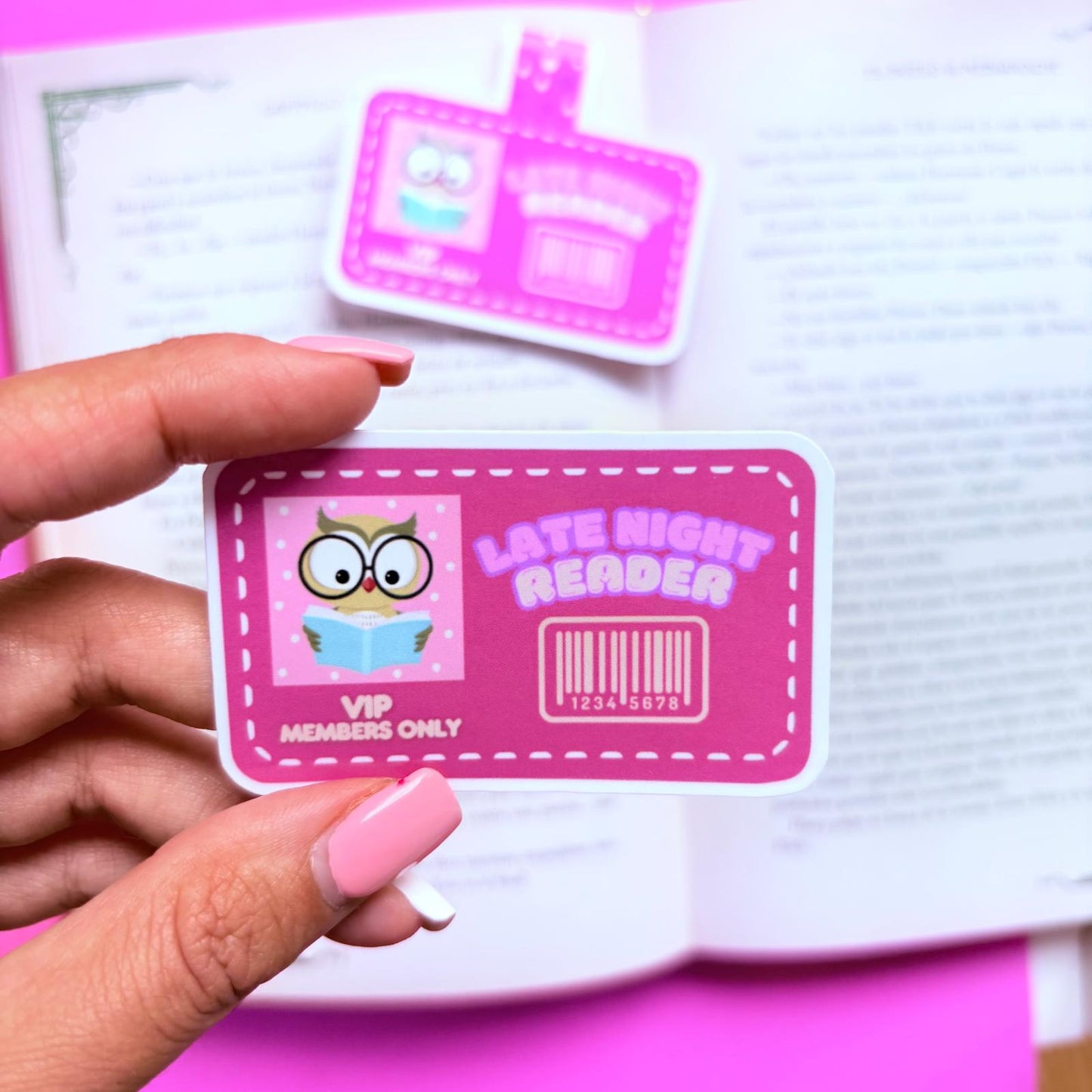 Sticker VIP members only – Late night reader