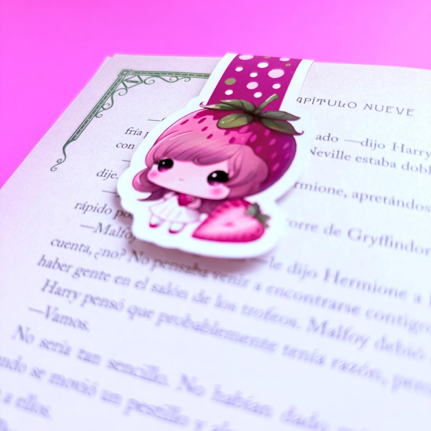 Marcapáginas Magnético chica de fresa