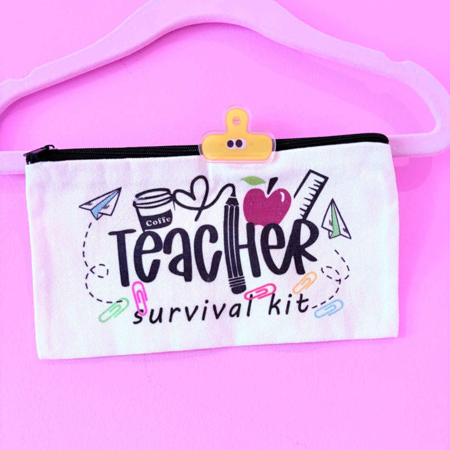 Mini bolsa de tela teacher