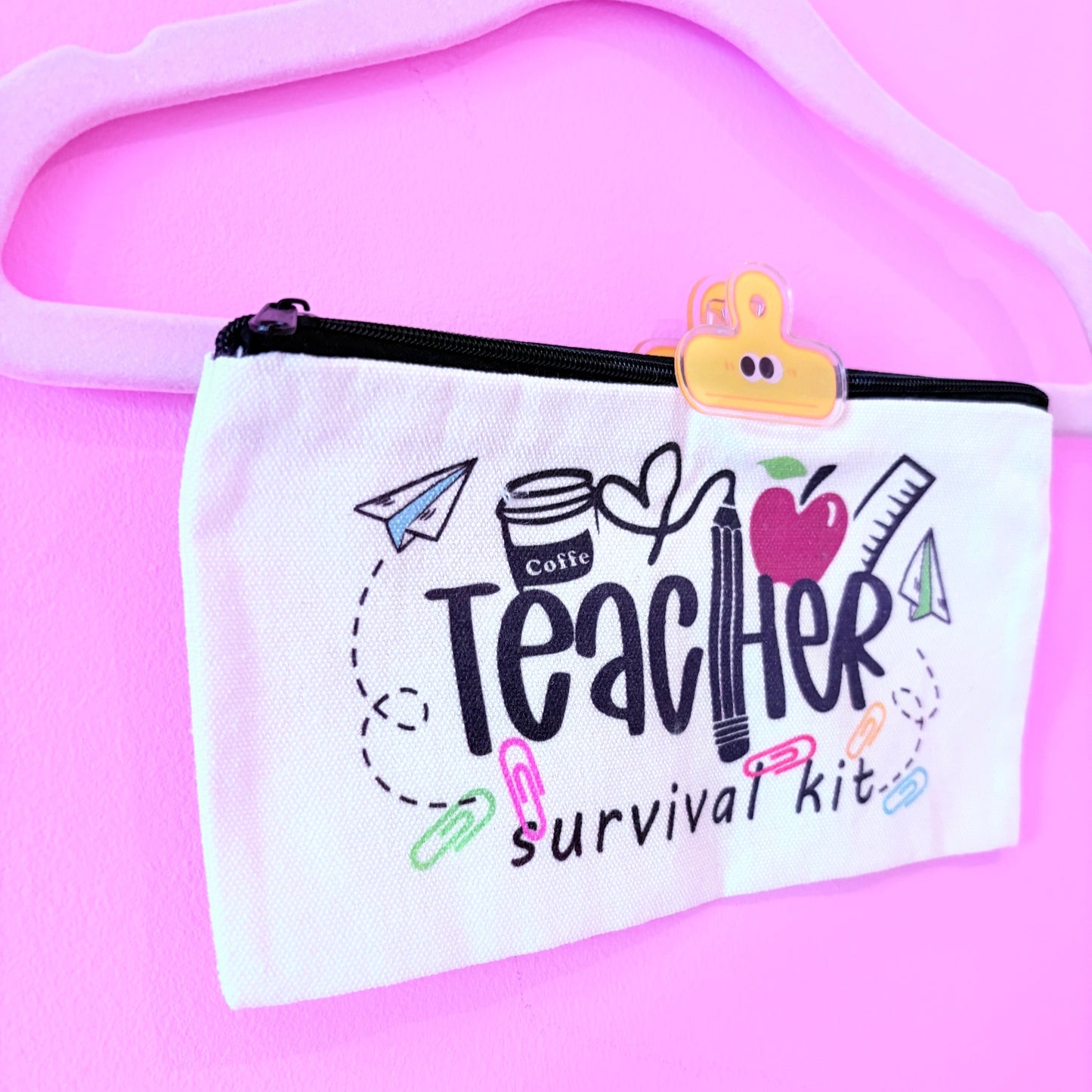 Mini bolsa de tela teacher