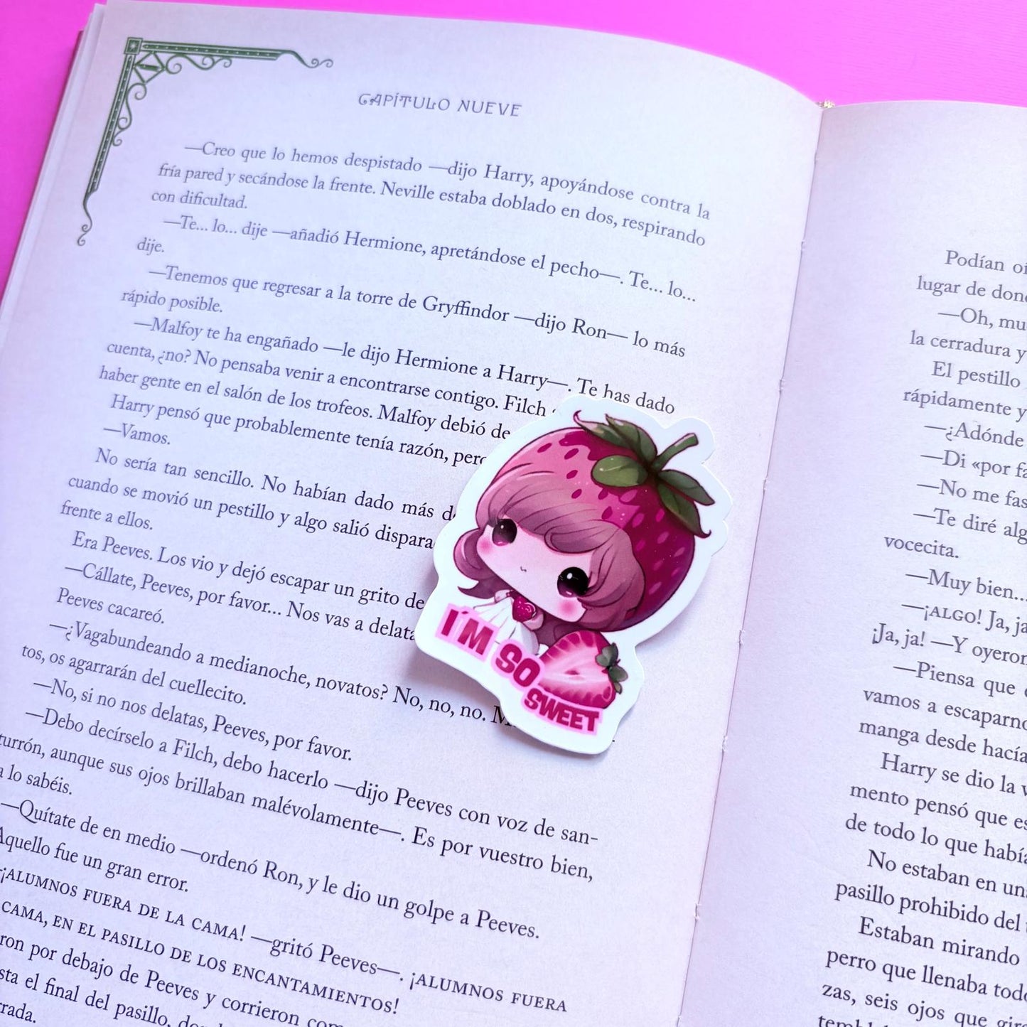 Sticker Chica de fresa
