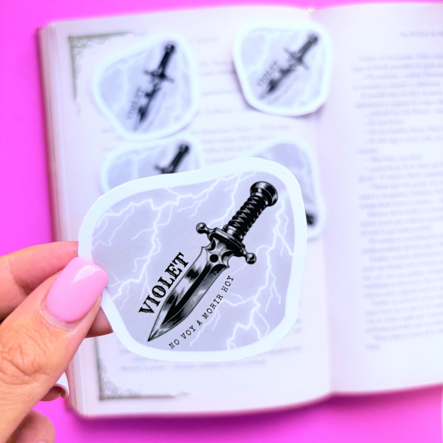 Sticker No voy a morir hoy – Violet