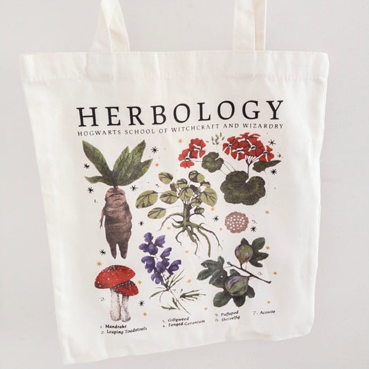 Bolsa de tela Harry Potter: clase de herbología