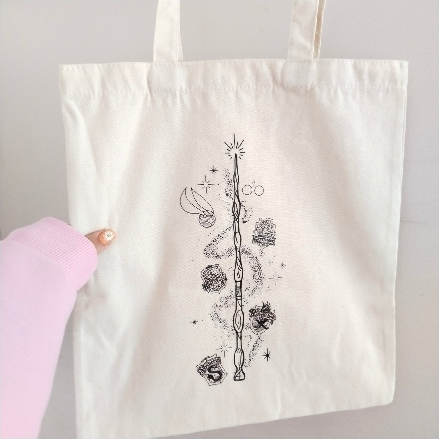 Bolsa de tela Harry Potter varita mágica