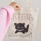 Bolsa de tela gatos y libros