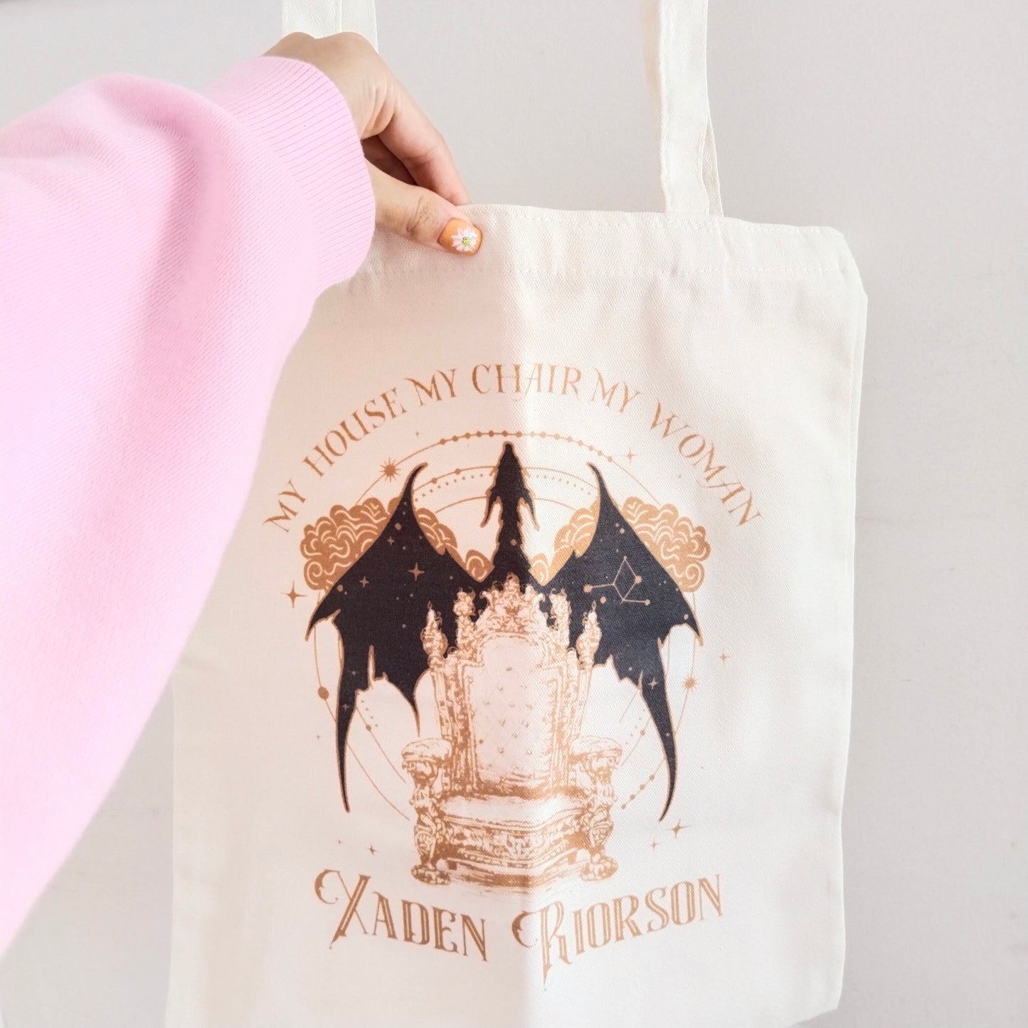 Bolsa de tela my house, my chair, my woman
