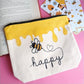 Mini bolsa de tela abejita