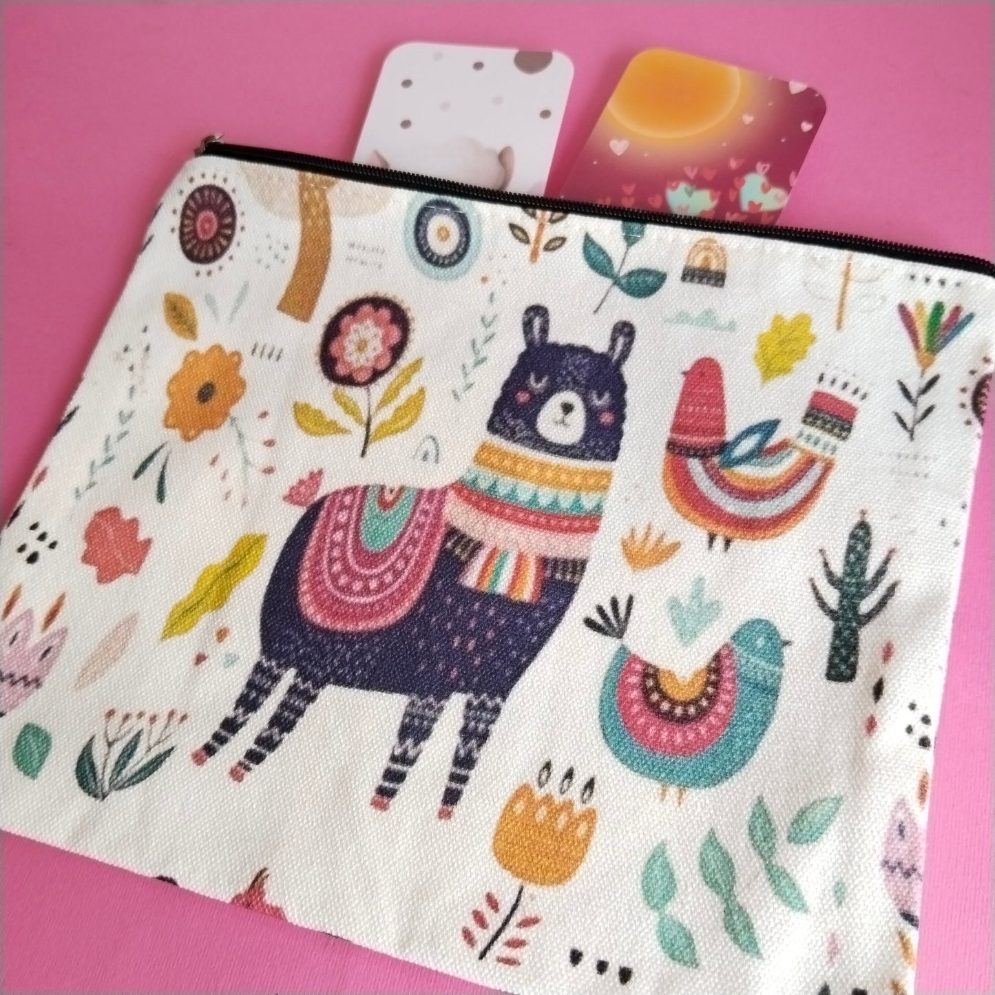 Mini bolsa de tela alpaca