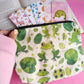 Mini bolsa de tela ranas de primavera
