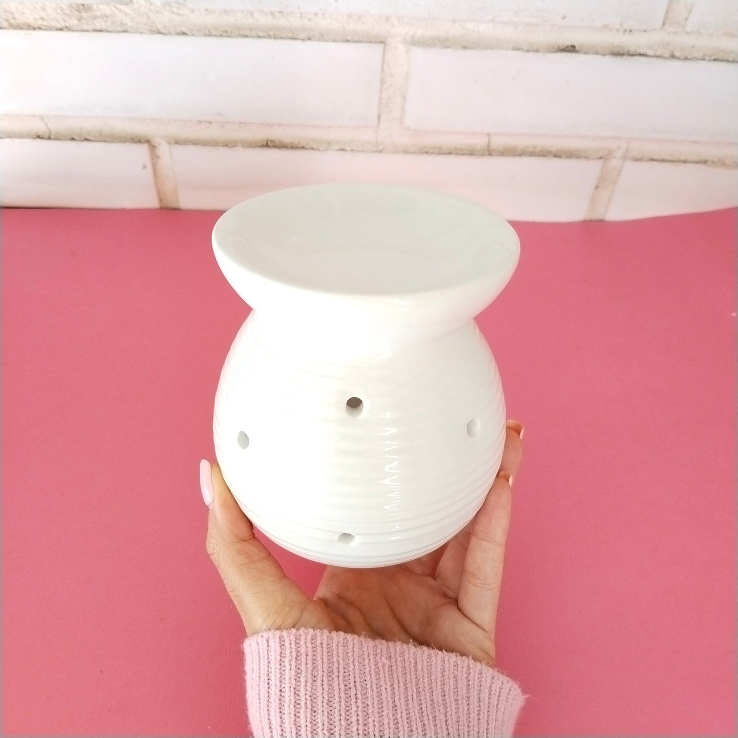 Quemador minimalista blanco kit kirany