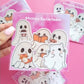 Stickers fantasmas encantados kit kirany