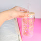 Vaso de cristal sol y luna
