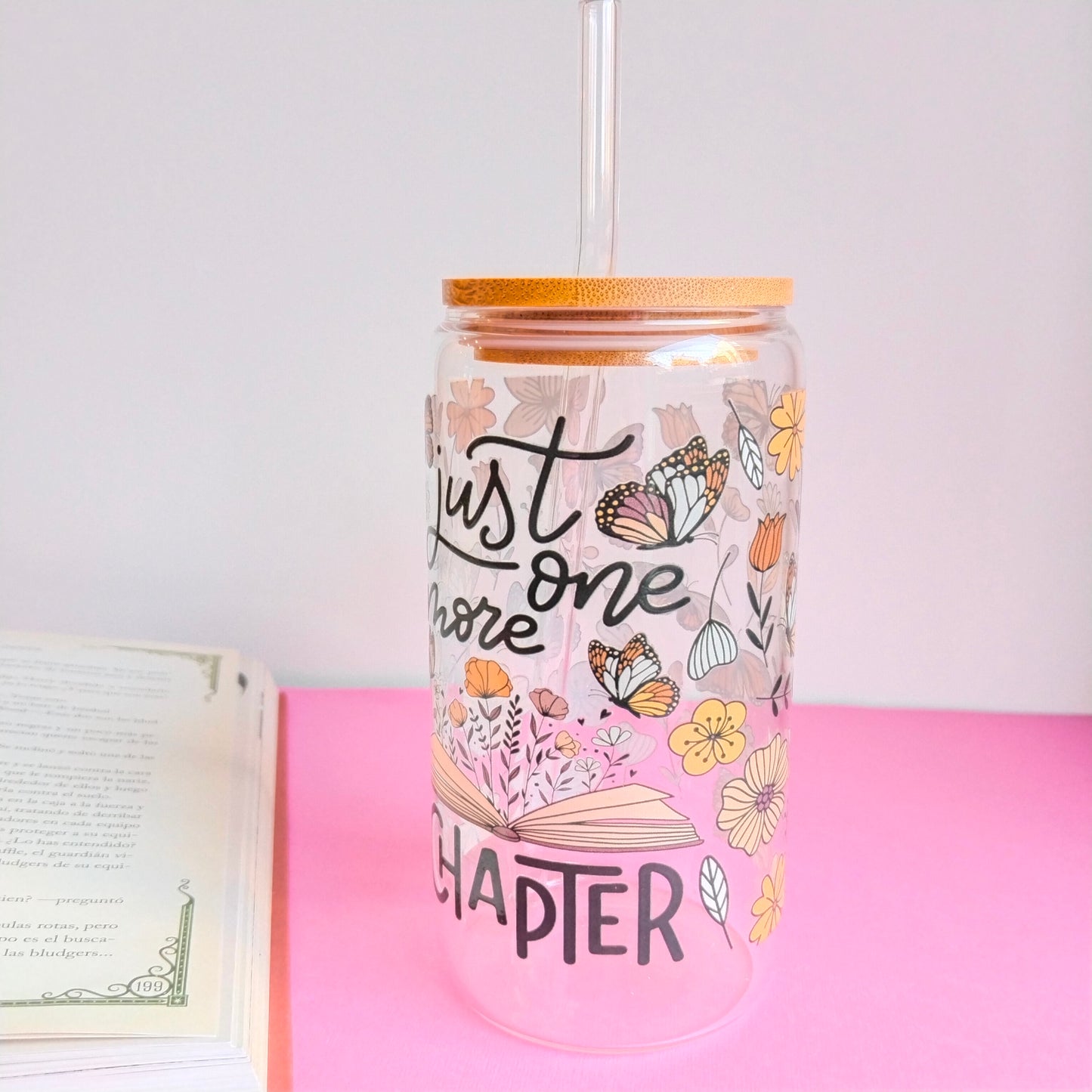Vaso de cristal solo un capítulo más