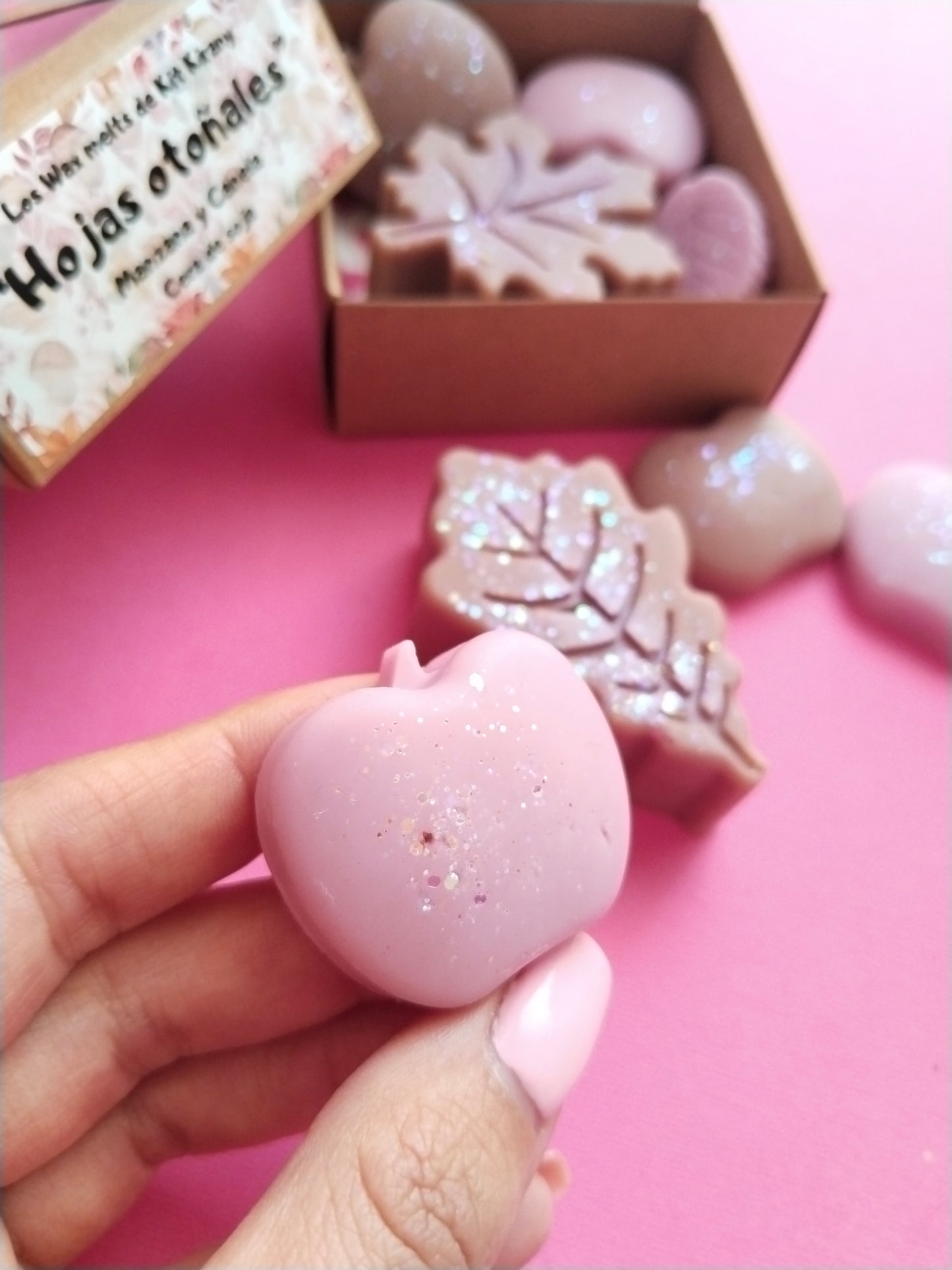 Wax melts de kit kirany Hojas de otoño manzana y canela 