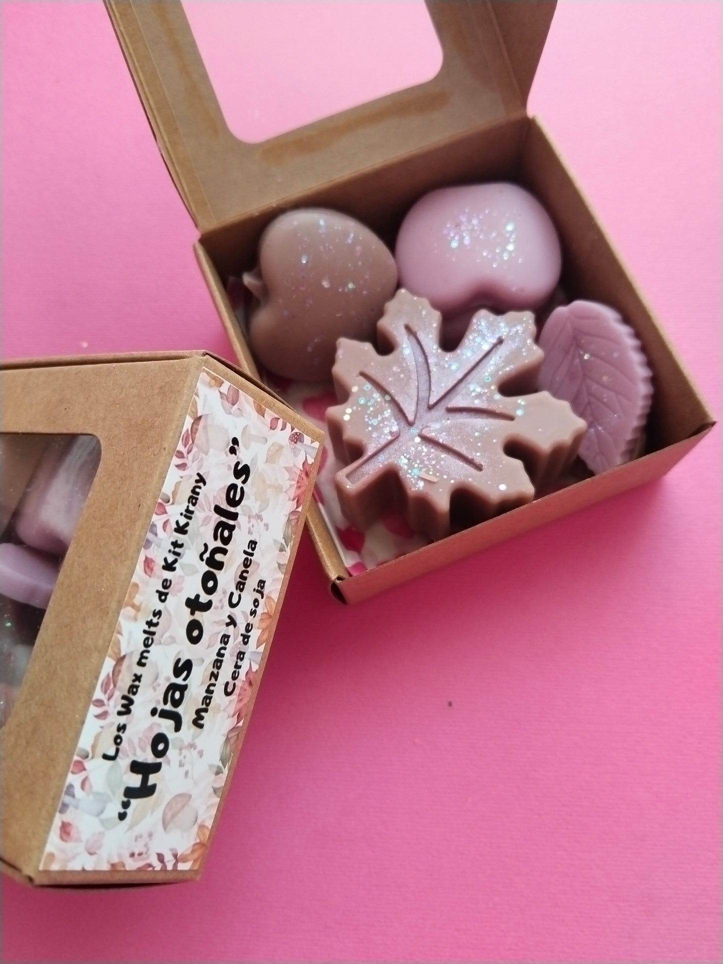 Wax melts de kit kirany Hojas de otoño manzana y canela 