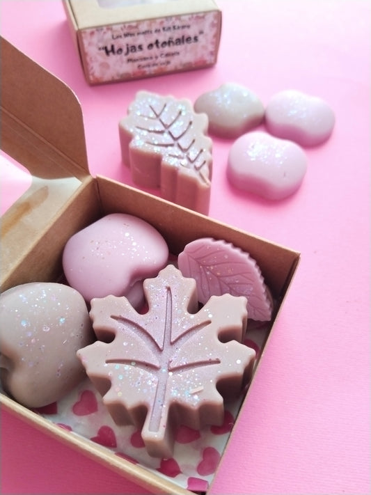 Wax melts de kit kirany Hojas de otoño manzana y canela 