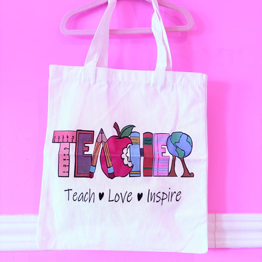 Bolsa de tela teacher