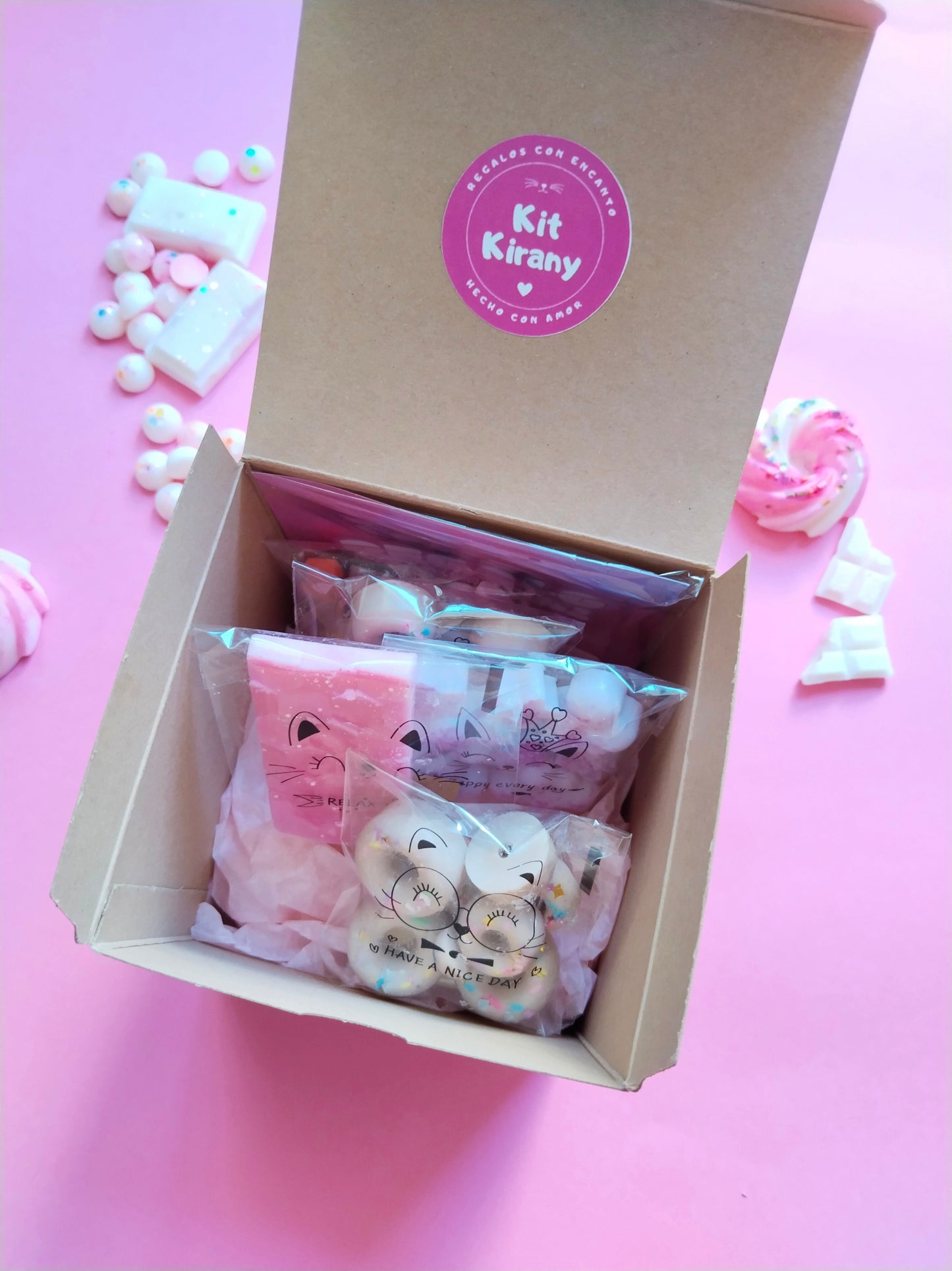 caja degustación wax melts kit kirany