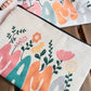 Mini bolsa de tela mamá floral