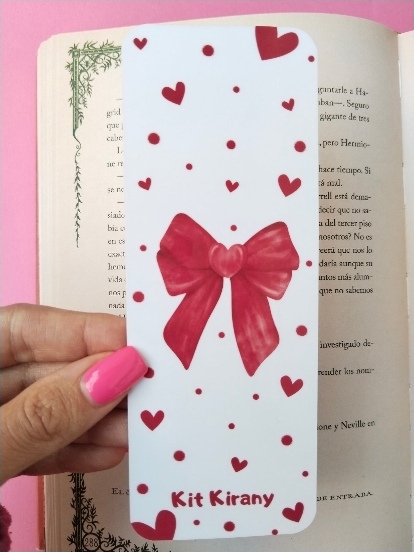 marcapáginas kit kirany romántico