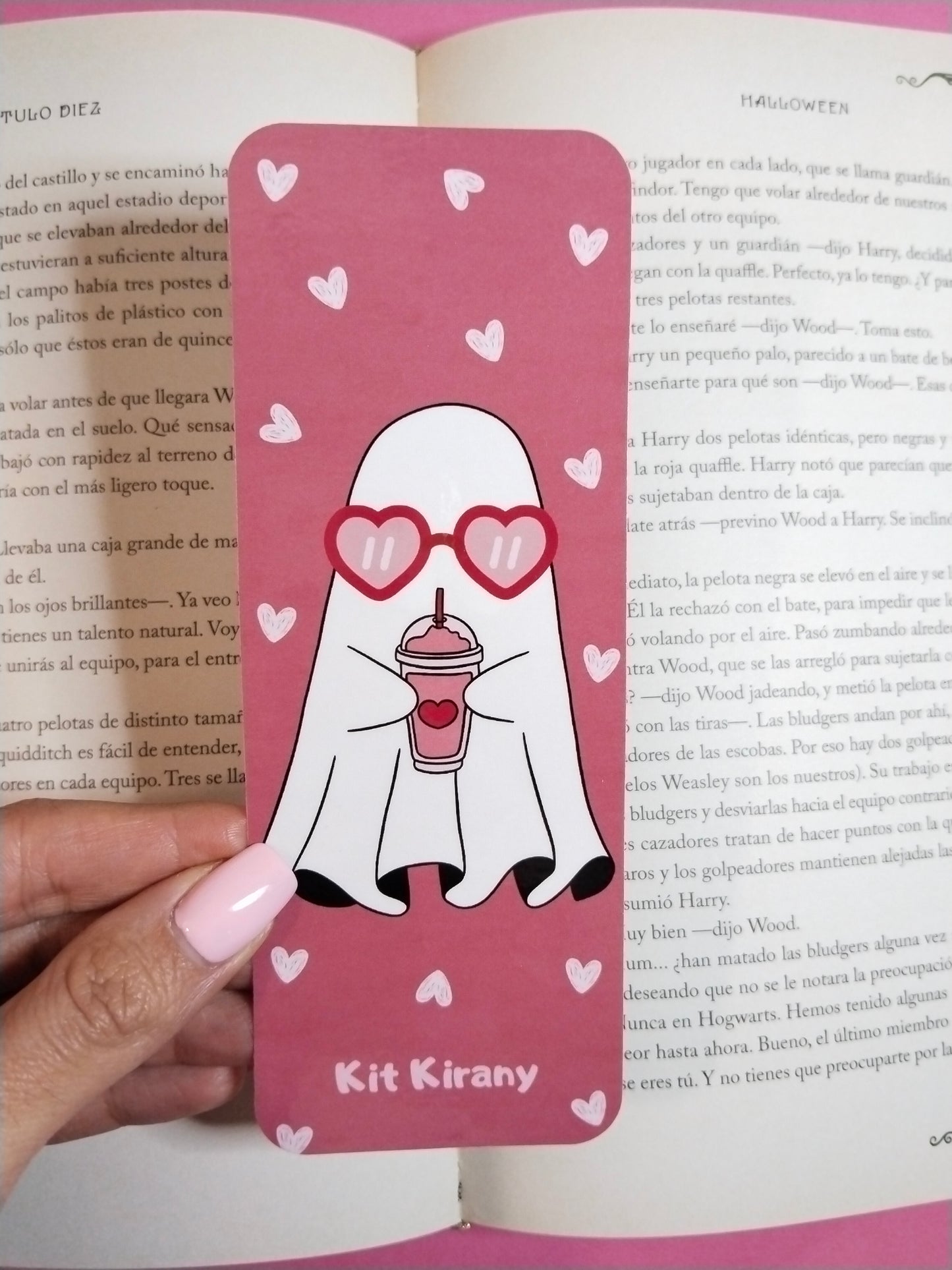 marcapaginas kit kirany fantasma romantico