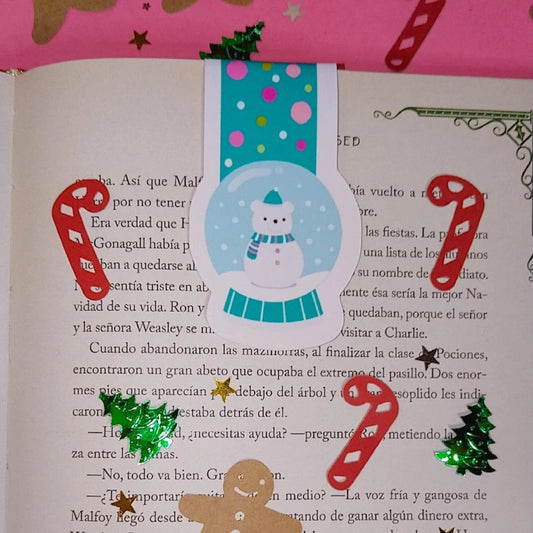 marcapaginas magnetico kit kirany bola navidad