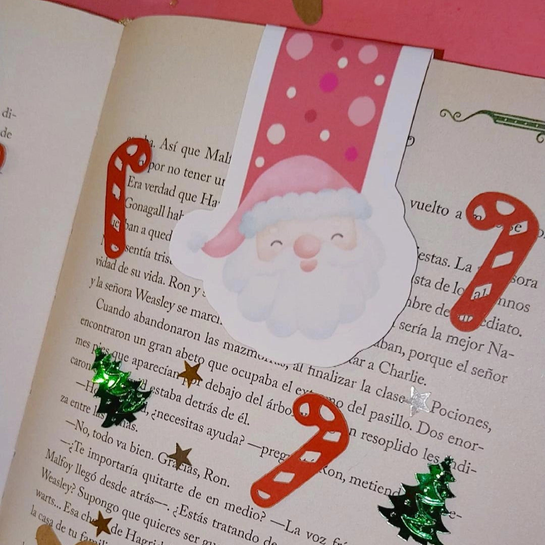marcapaginas magnetico kit kirany papa noel feliz