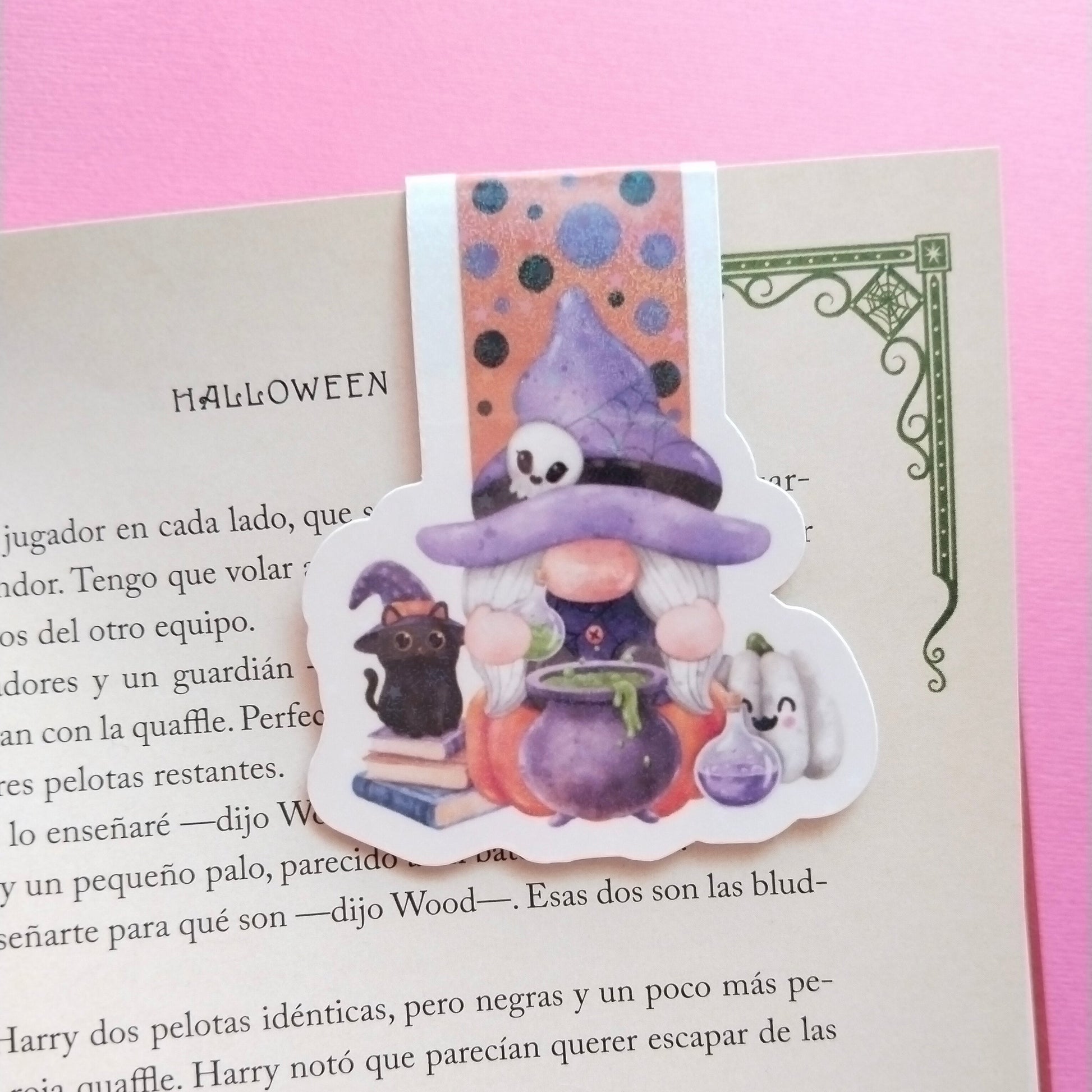 marcapaginas magneticos bruja