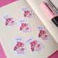 sticker ratoncito sobre la seta kit kirany